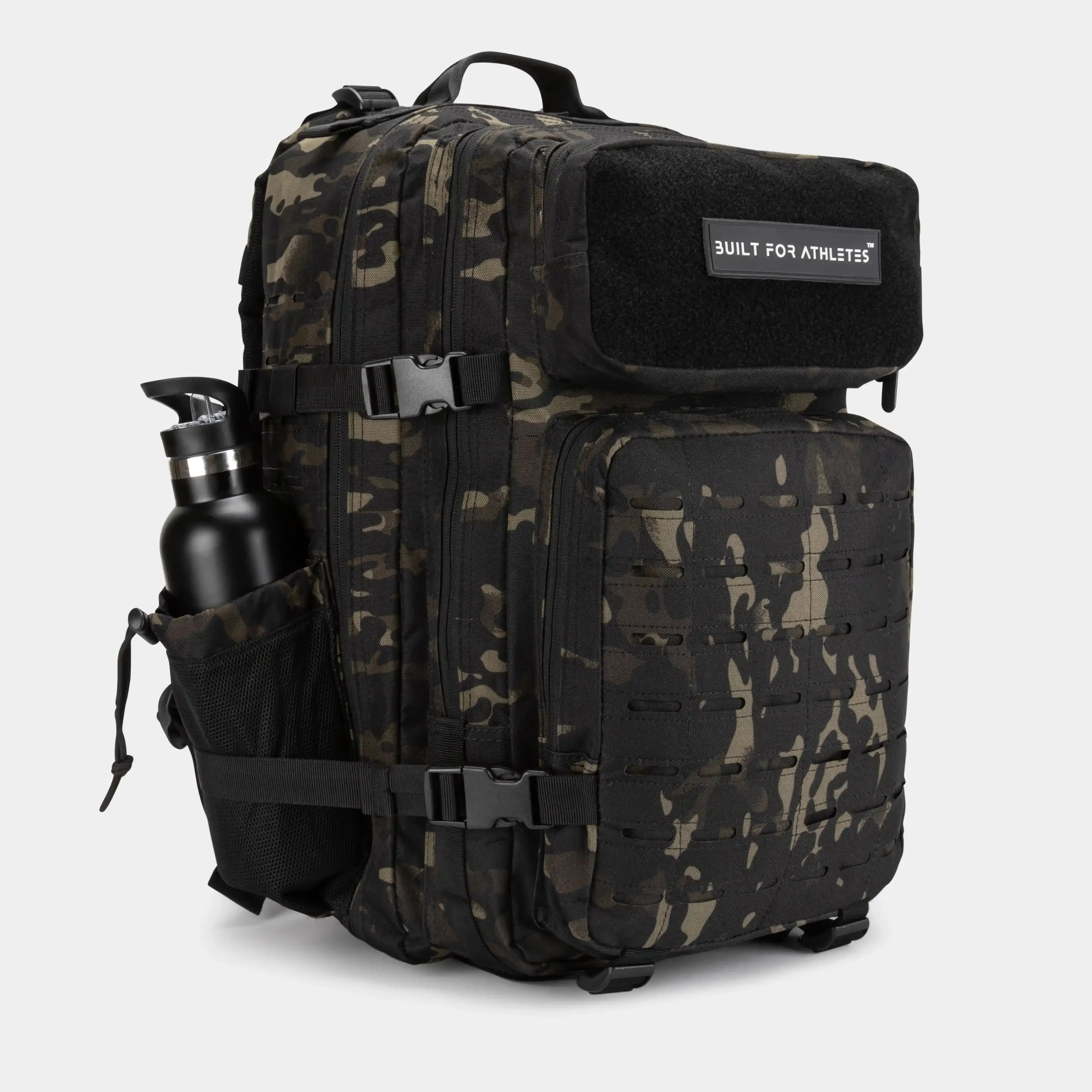 Large Black Camo 45L Gym Backpack