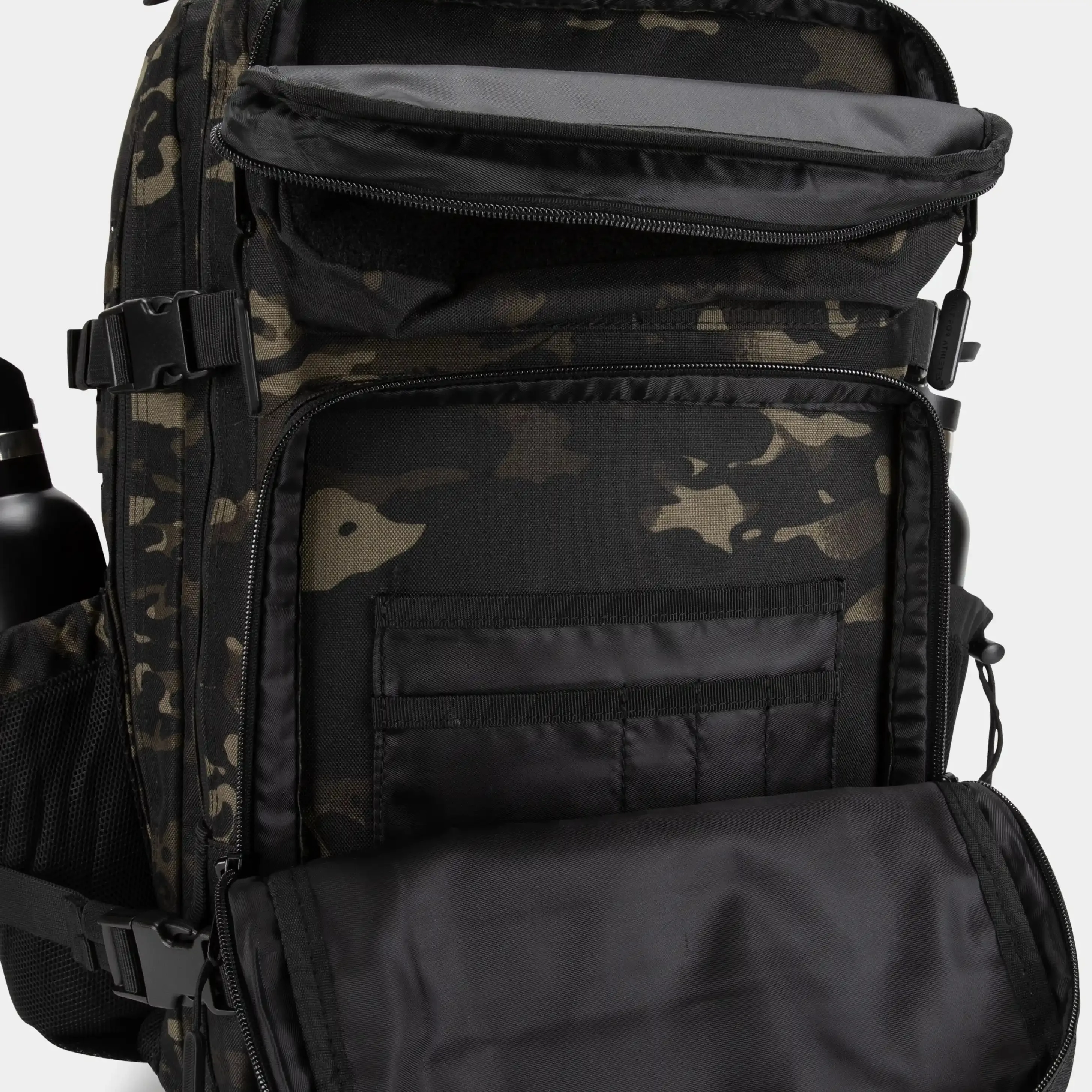 Large Black Camo 45L Gym Backpack