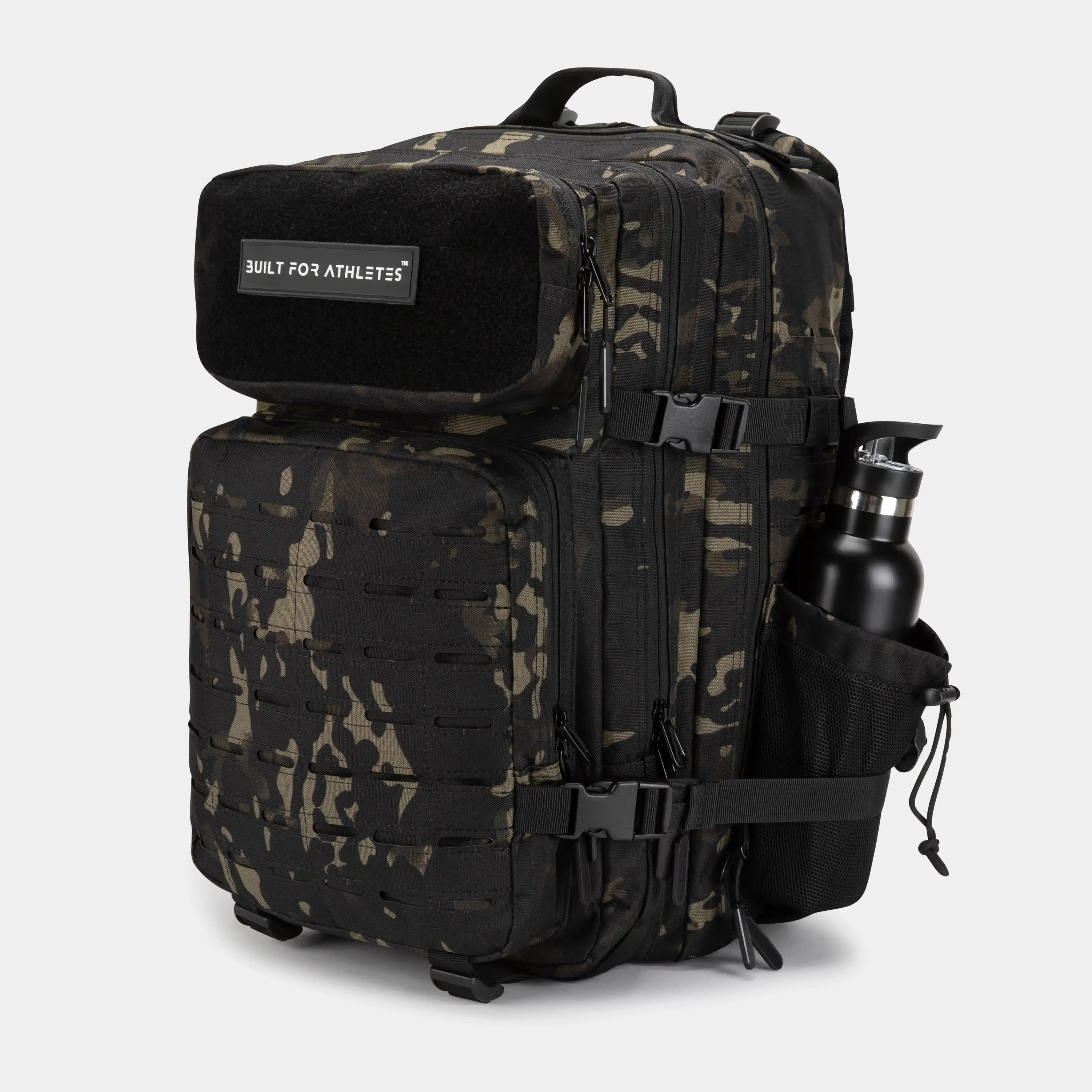 Large Black Camo 45L Gym Backpack