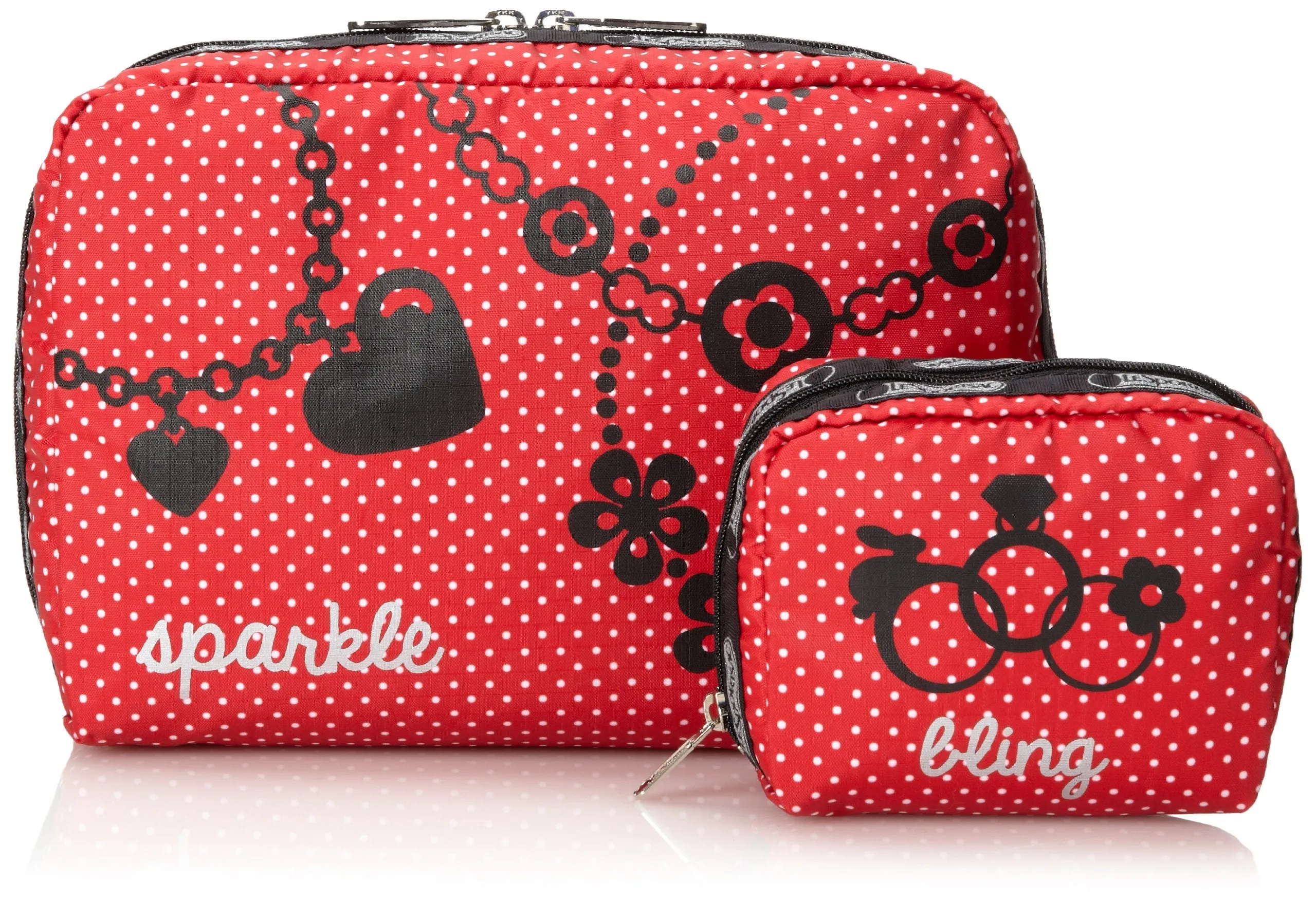 LeSportsac Extra Large Rectangular and Square Cosmetic Set