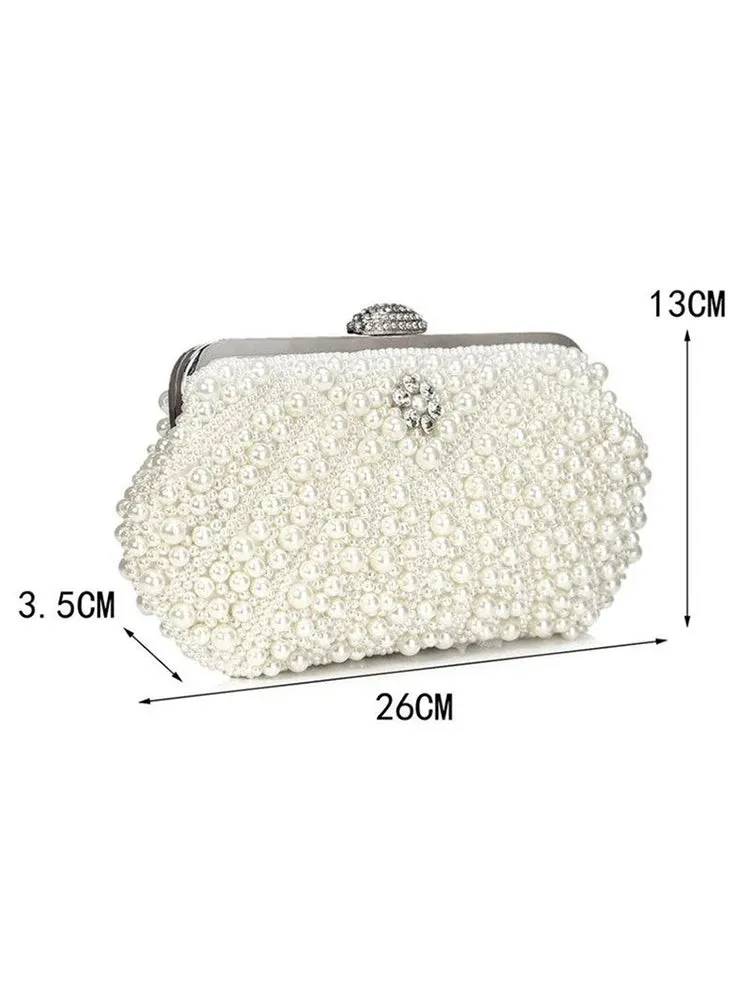 Luxury Pearl Purse Evening Clutch Bags