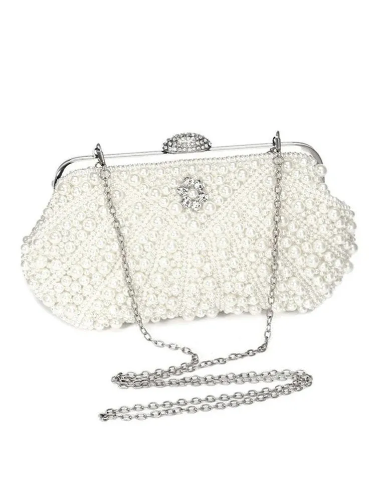 Luxury Pearl Purse Evening Clutch Bags