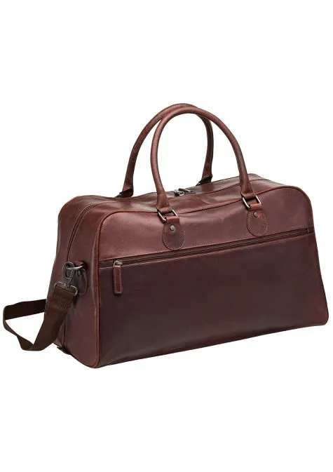 Mancini Buffalo Classic Leather Duffle Bag