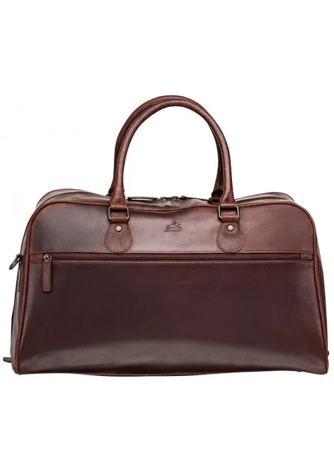 Mancini Buffalo Classic Leather Duffle Bag