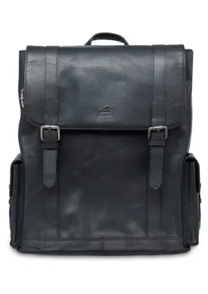 Mancini Buffalo Leather Backpack for 15'' Laptop