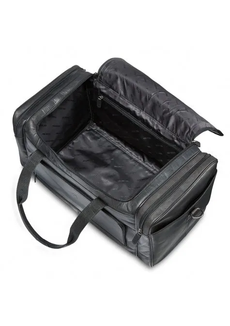 Mancini Buffalo Leather Carry-on Duffle Bag