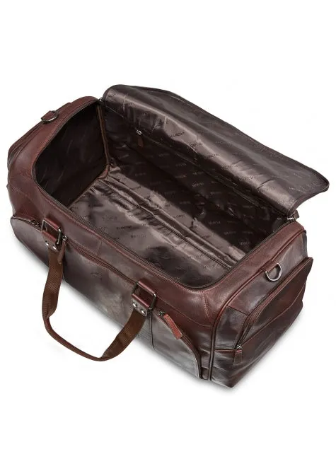 Mancini Buffalo Leather Duffle Bag