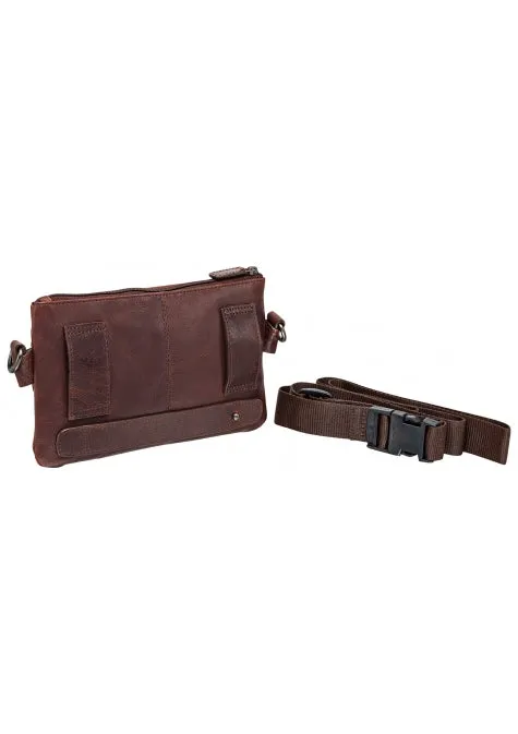 Mancini Buffalo Multi-Function Leather Waist Bag