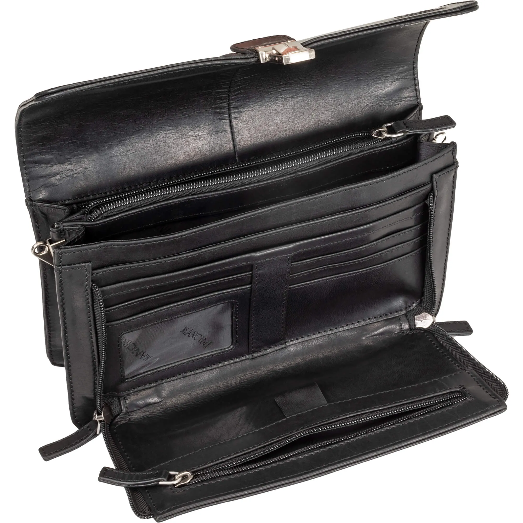 Mancini Buffalo Unisex Bag with Front Organizer