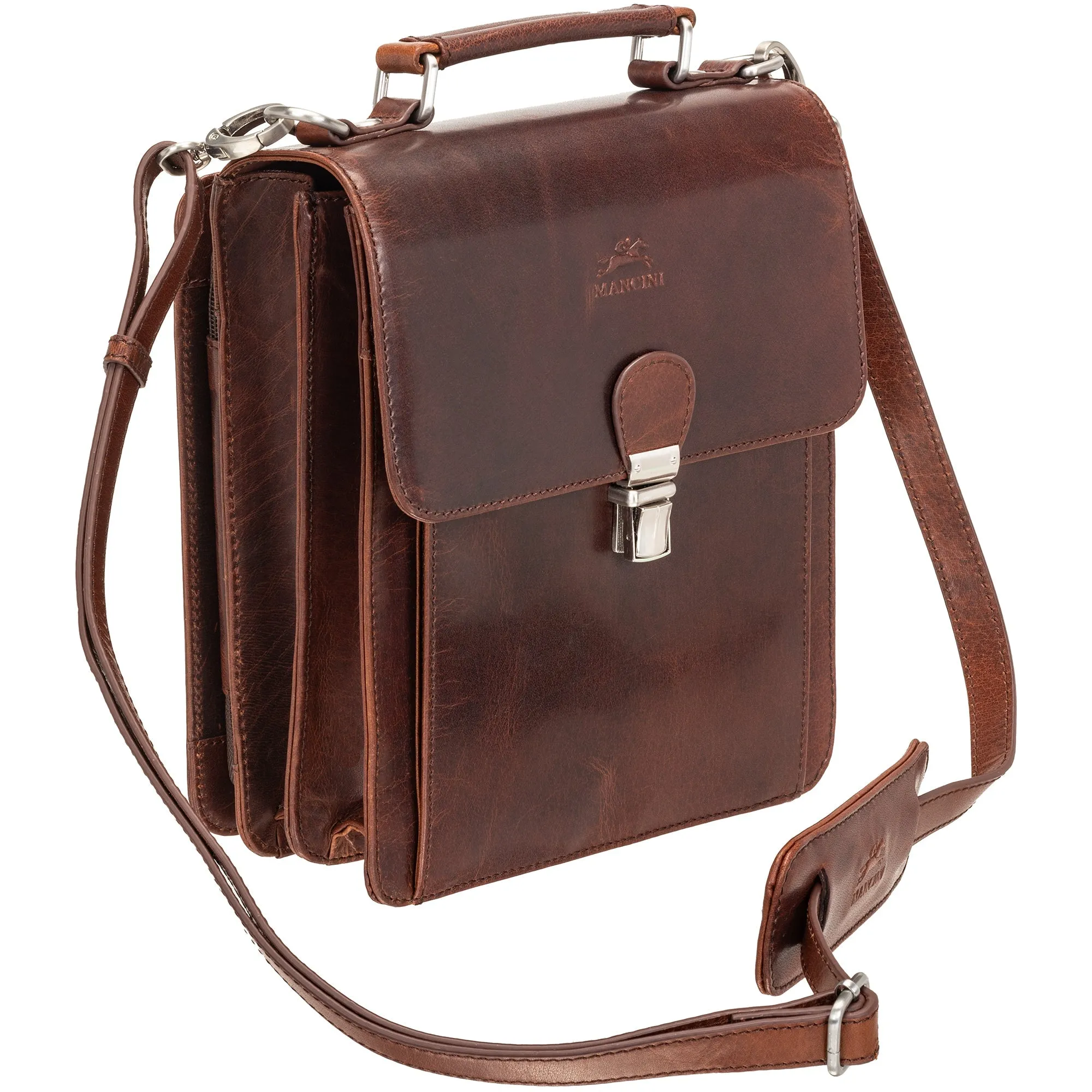 Mancini Buffalo Unisex Bag with Organizer on the Back