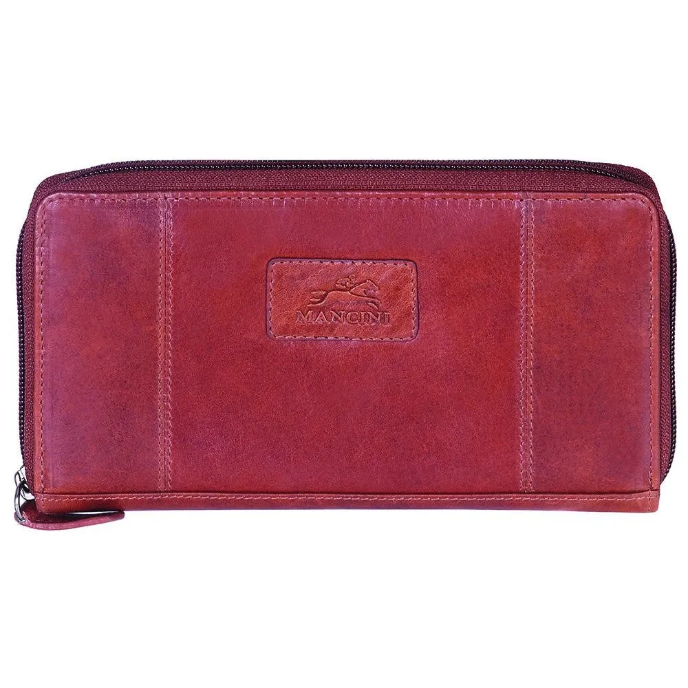 Mancini Casablanca Ladies' RFID Clutch Wallet