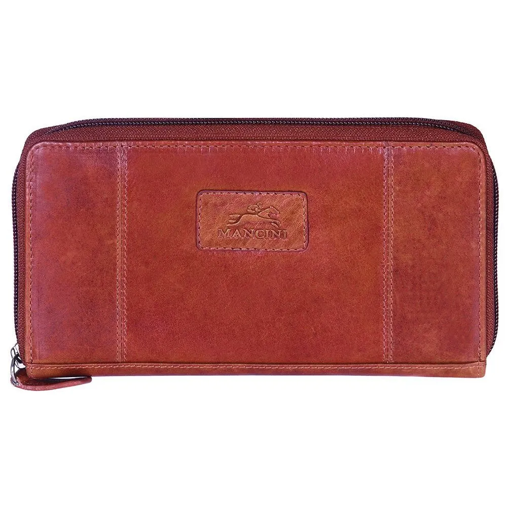 Mancini Casablanca Ladies' RFID Clutch Wallet