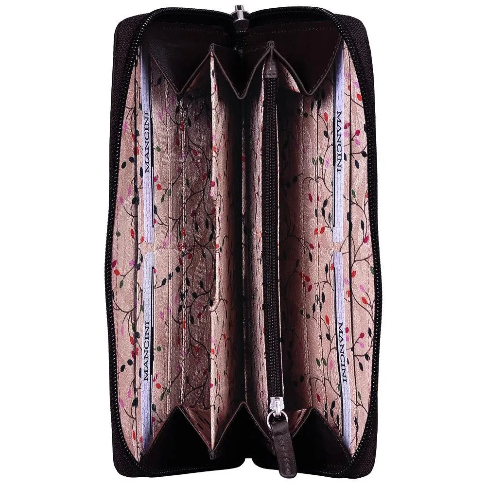 Mancini Casablanca Ladies' RFID Clutch Wallet