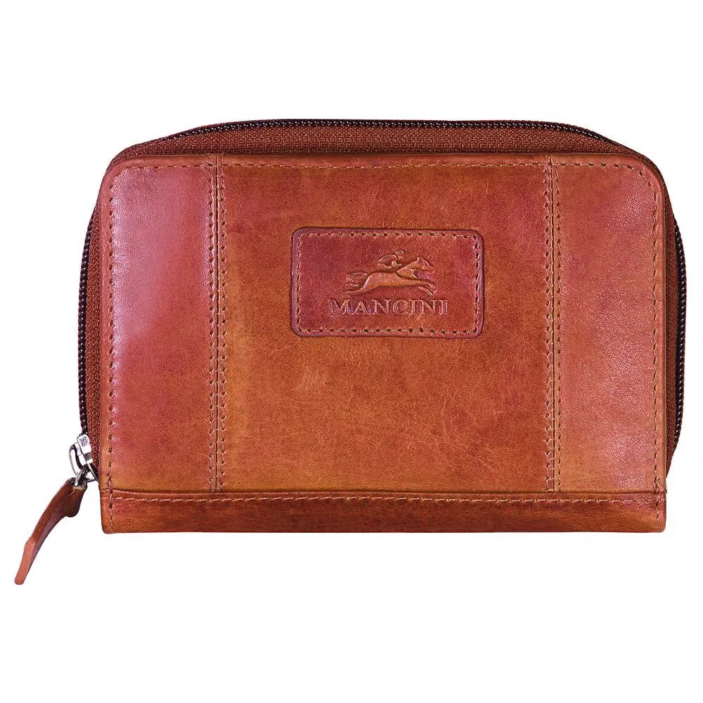 Mancini Casablanca Ladies' RFID Small Clutch Wallet