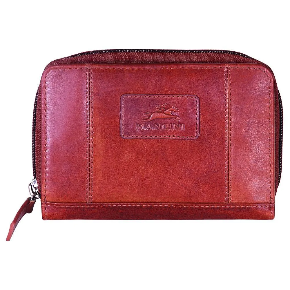 Mancini Casablanca Ladies' RFID Small Clutch Wallet