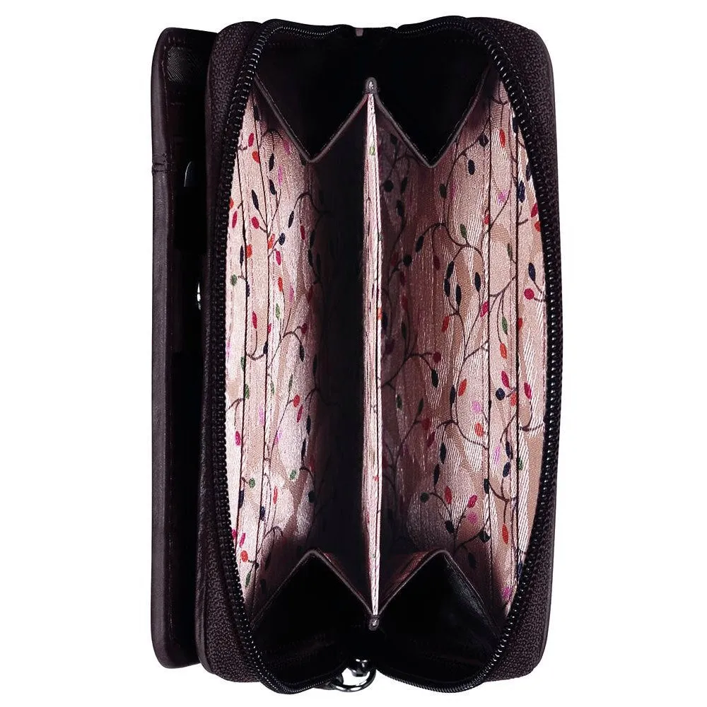 Mancini Casablanca Ladies' RFID Small Clutch Wallet
