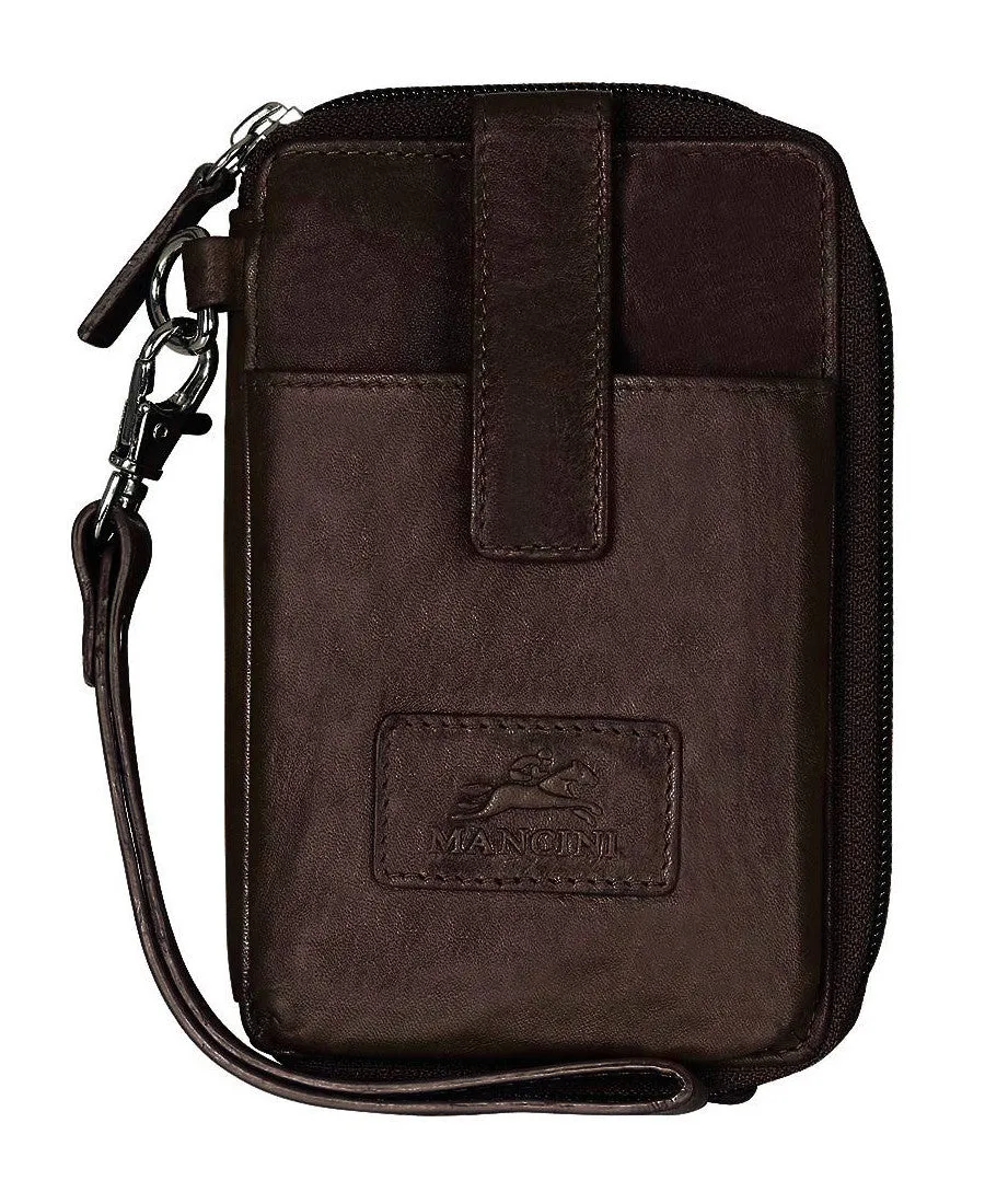 Mancini Casablanca RFID Cell Phone Wallet