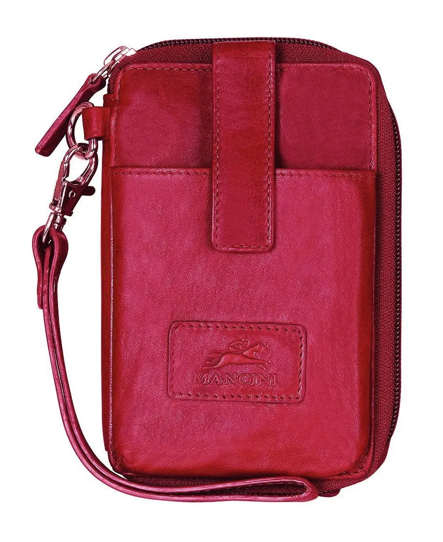 Mancini Casablanca RFID Cell Phone Wallet