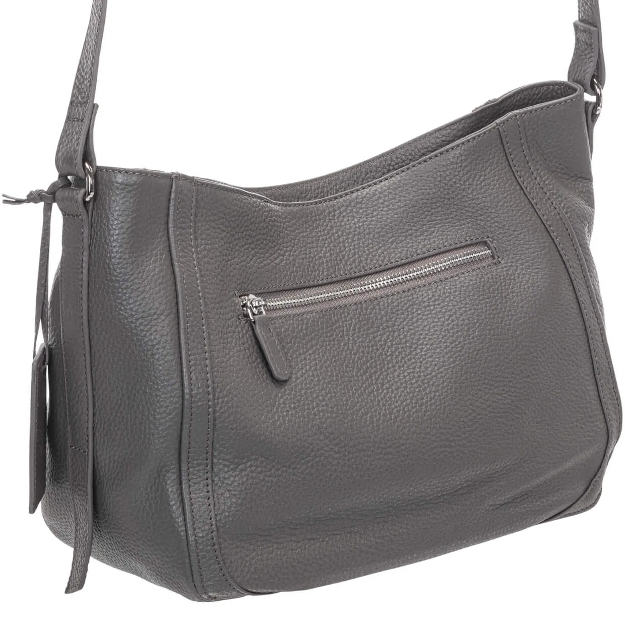 Mancini Pebbled Sophia Crossbody Bag