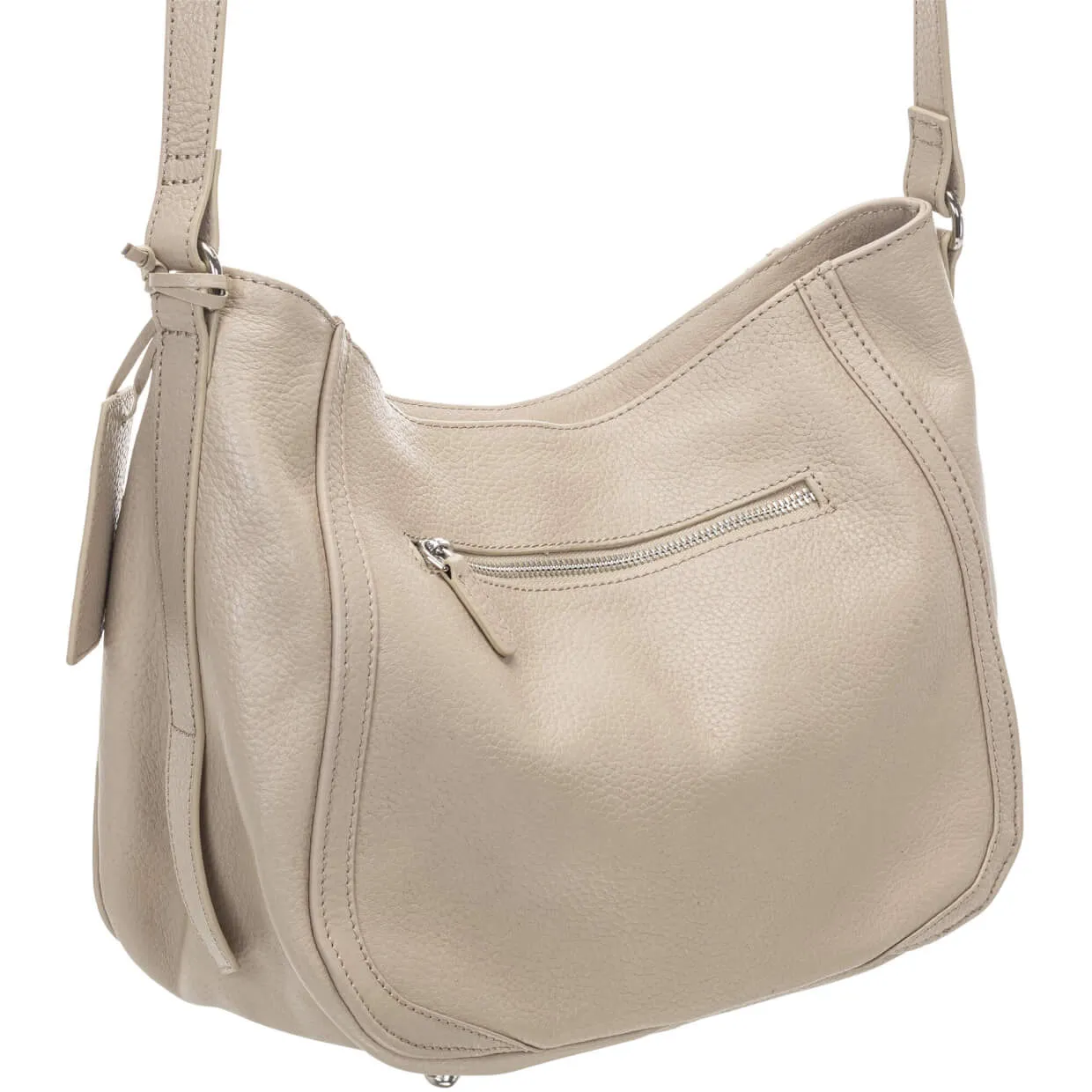 Mancini Pebbled Sophia Crossbody Bag