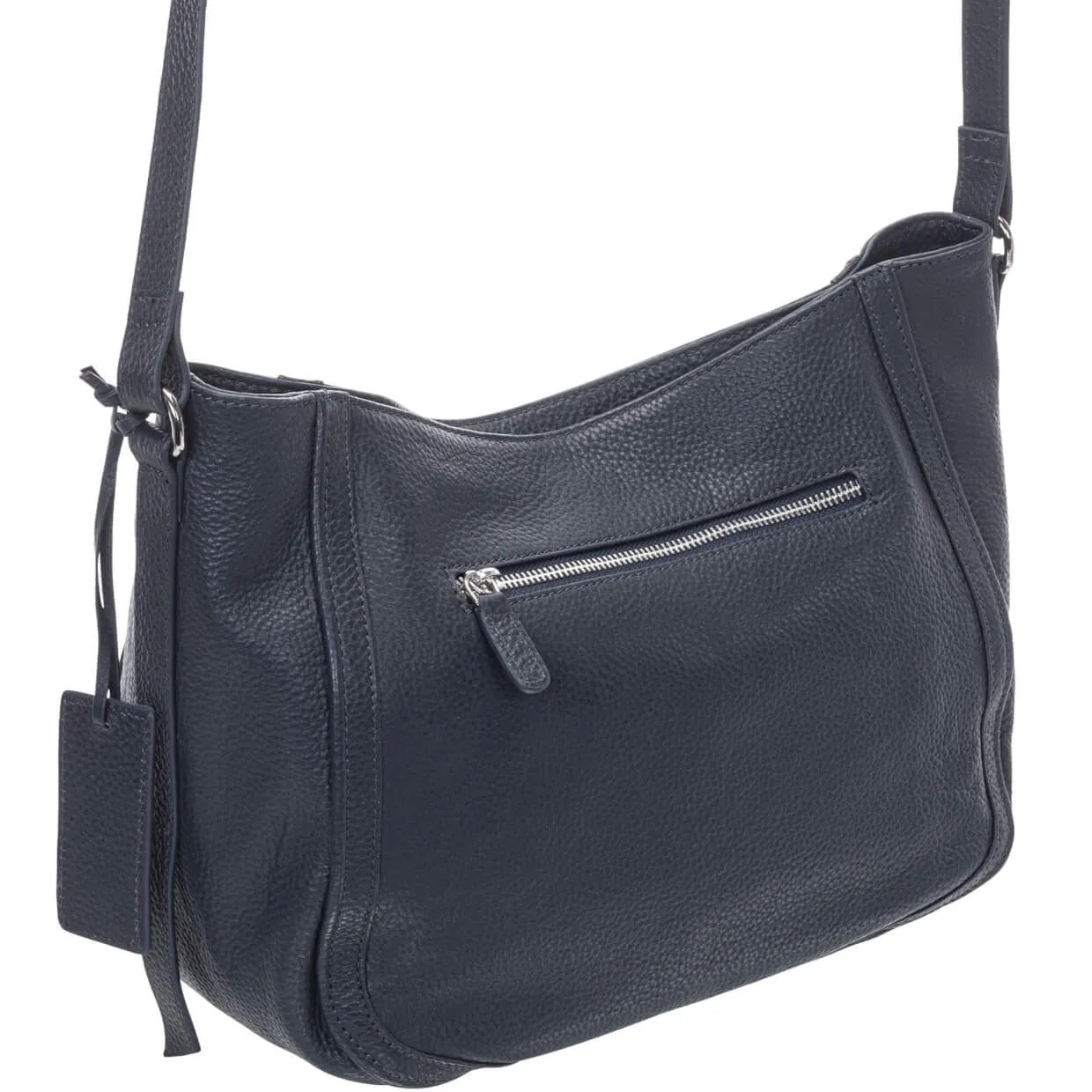 Mancini Pebbled Sophia Crossbody Bag