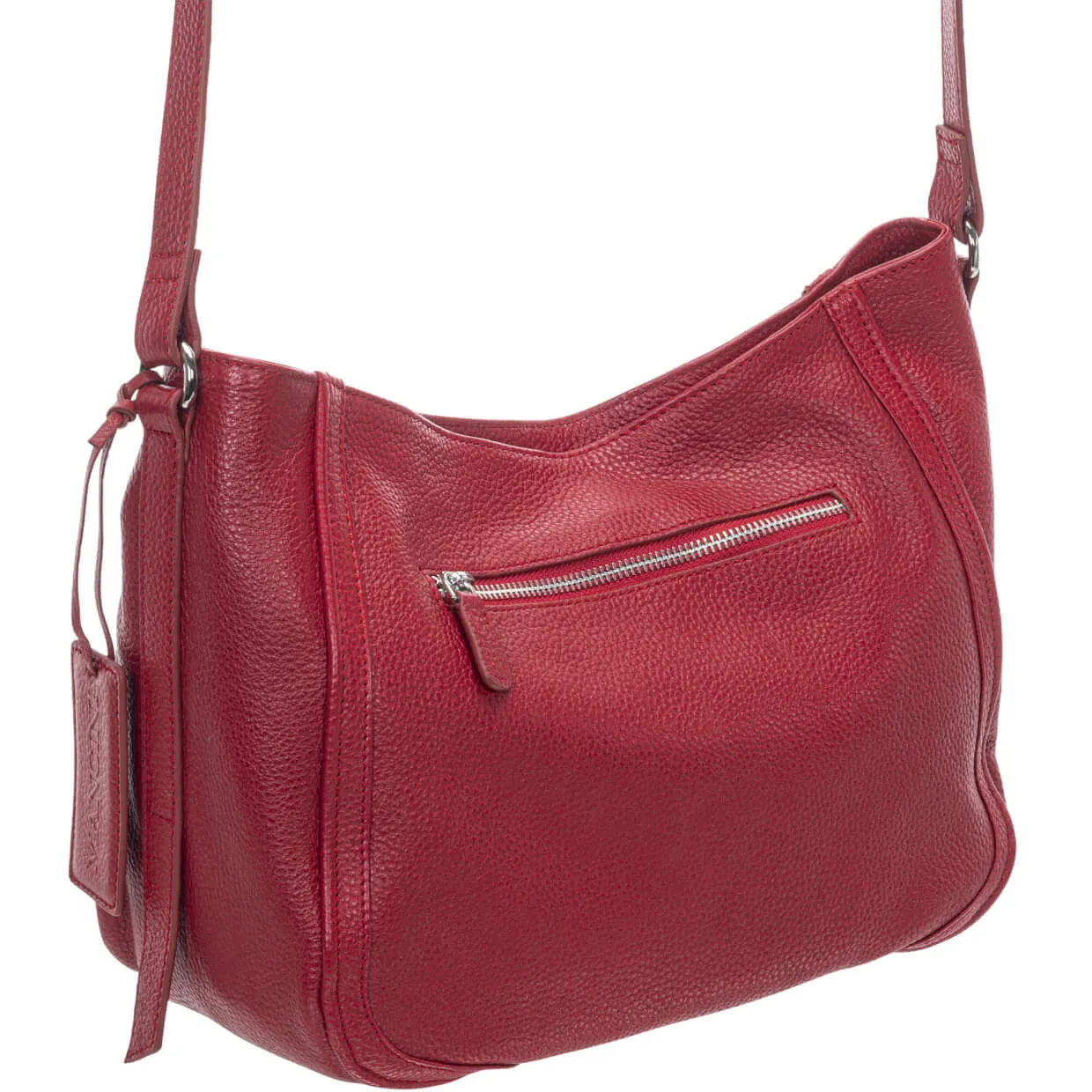 Mancini Pebbled Sophia Crossbody Bag
