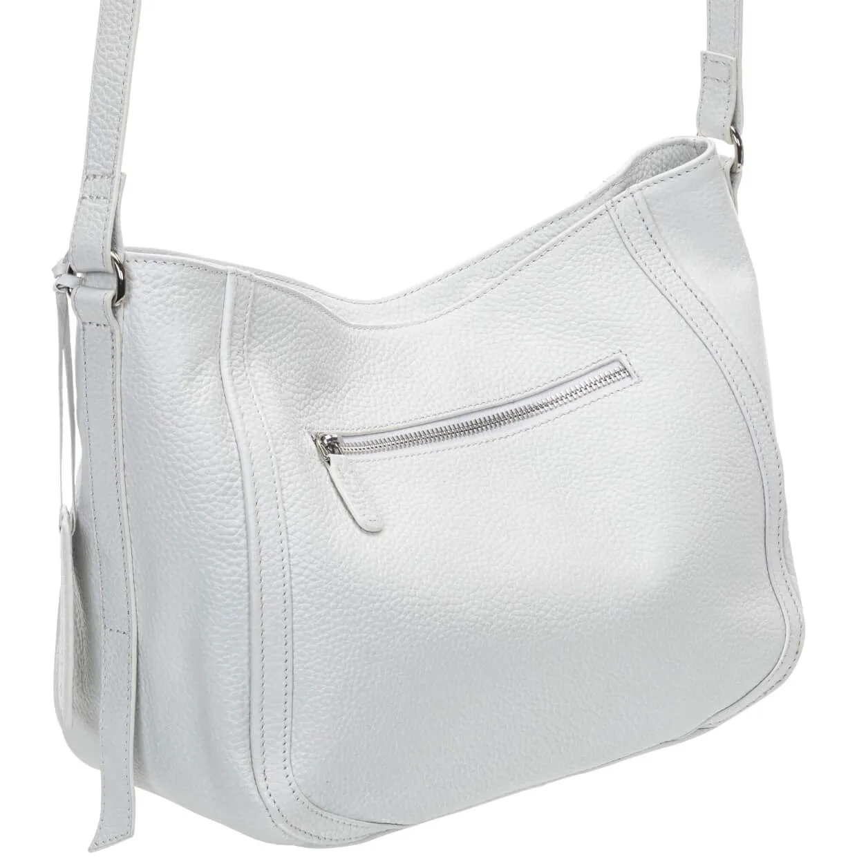 Mancini Pebbled Sophia Crossbody Bag