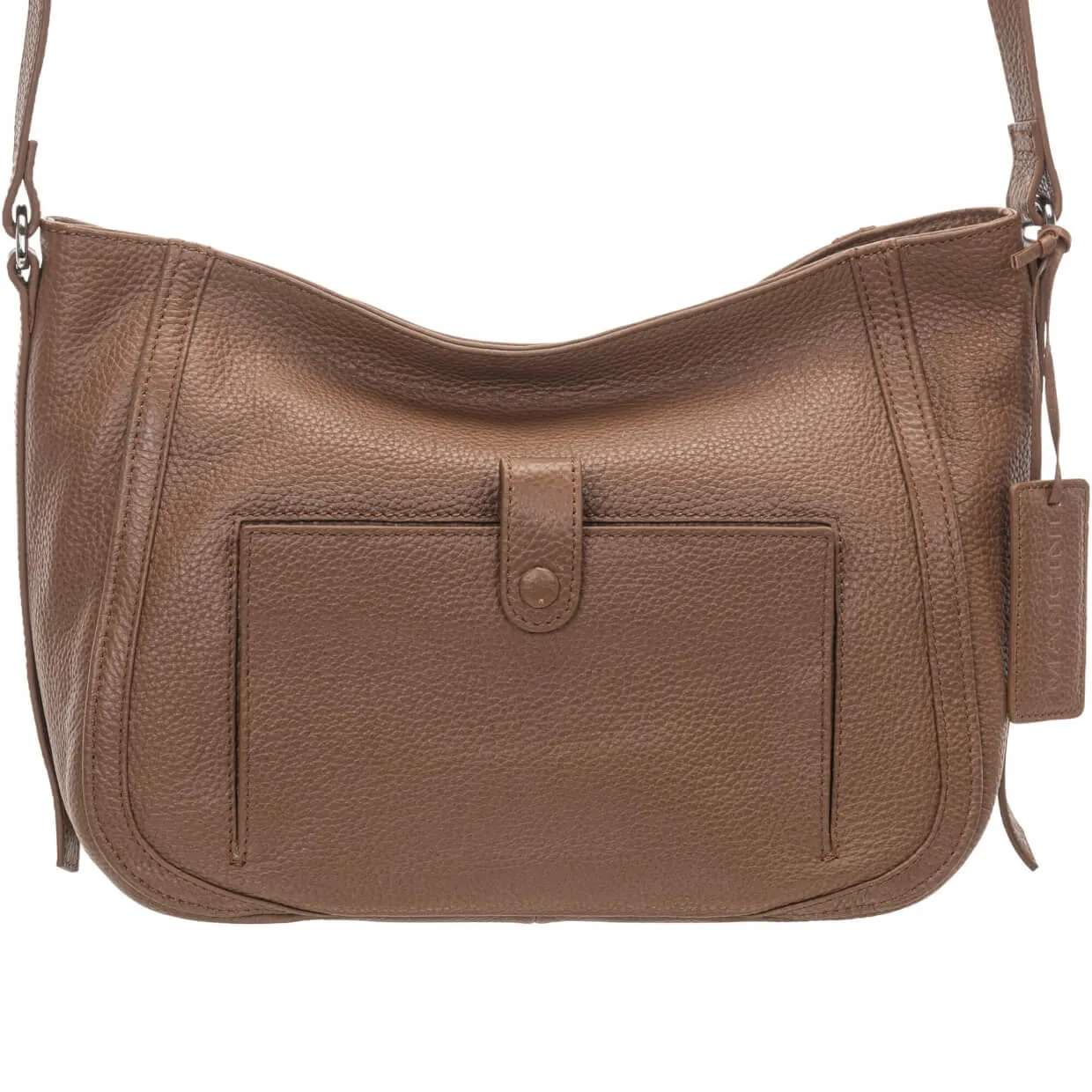 Mancini Pebbled Sophia Crossbody Bag