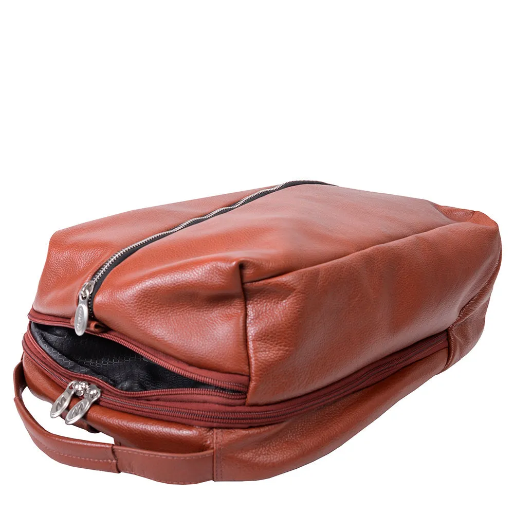 McKlein 17" Leather Carry-All Laptop & Tablet Overnight Backpack