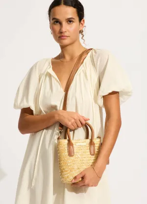 Micro Tote Bag - Natural