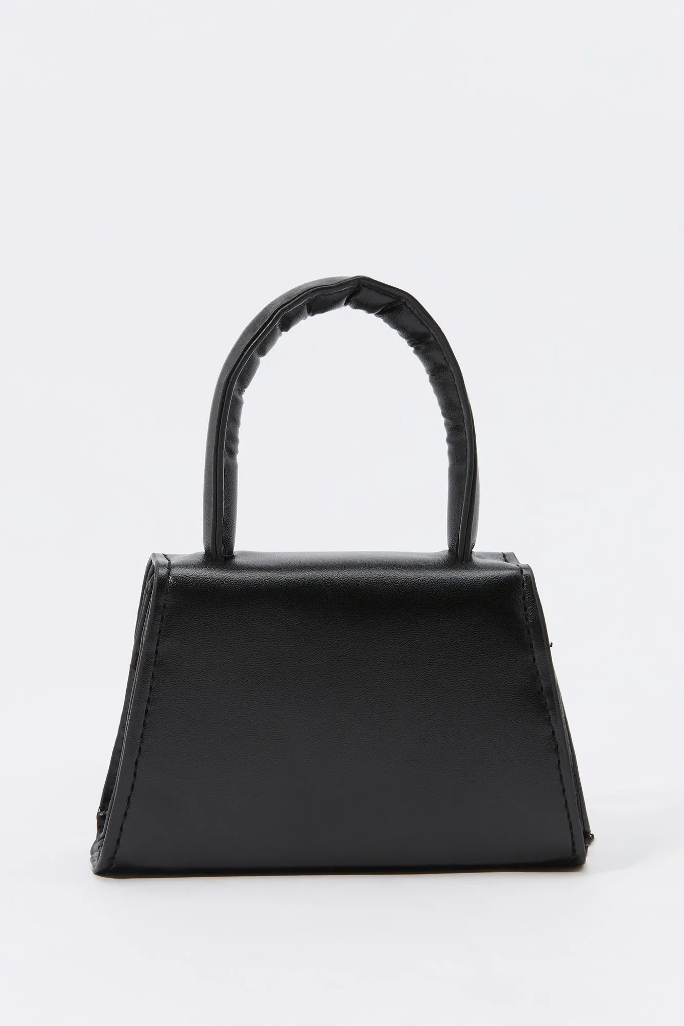 Minisac à main avec boucle ornée de pierres du Rhin