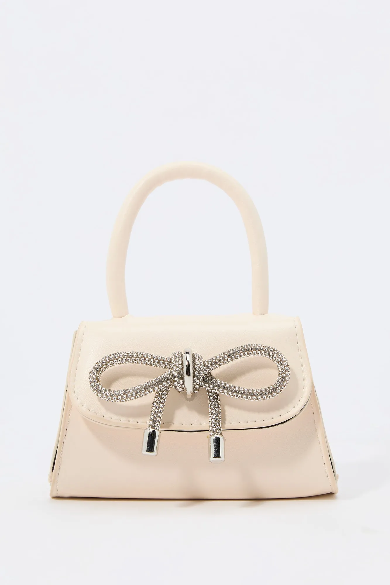 Minisac à main avec boucle ornée de pierres du Rhin