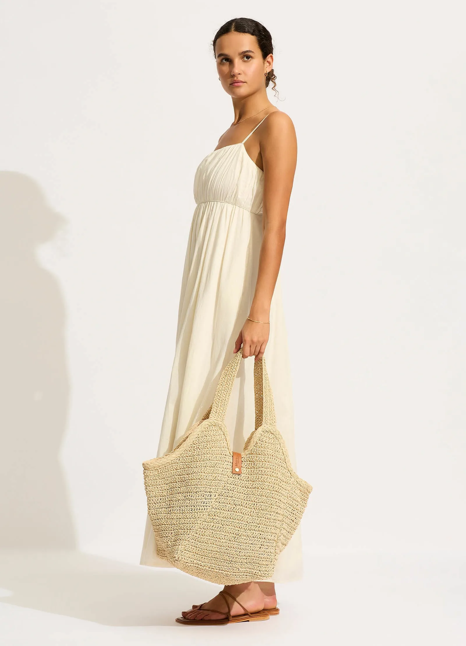 Mirage Woven Tote Bag - Natural