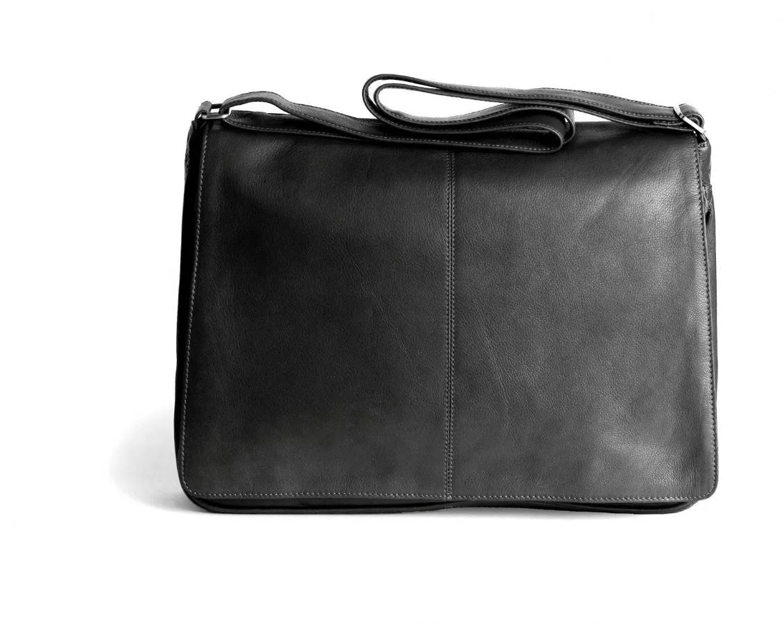 Osgoode Marley Cashmere Leather Messenger Bag 6008