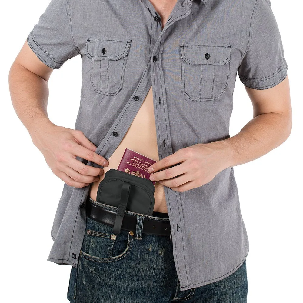 Pacsafe Coversafe V60 RFID blocking secret belt wallet