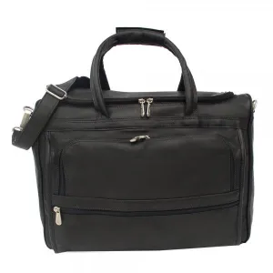 Piel Leather Computer Briefcase Carry All Bag