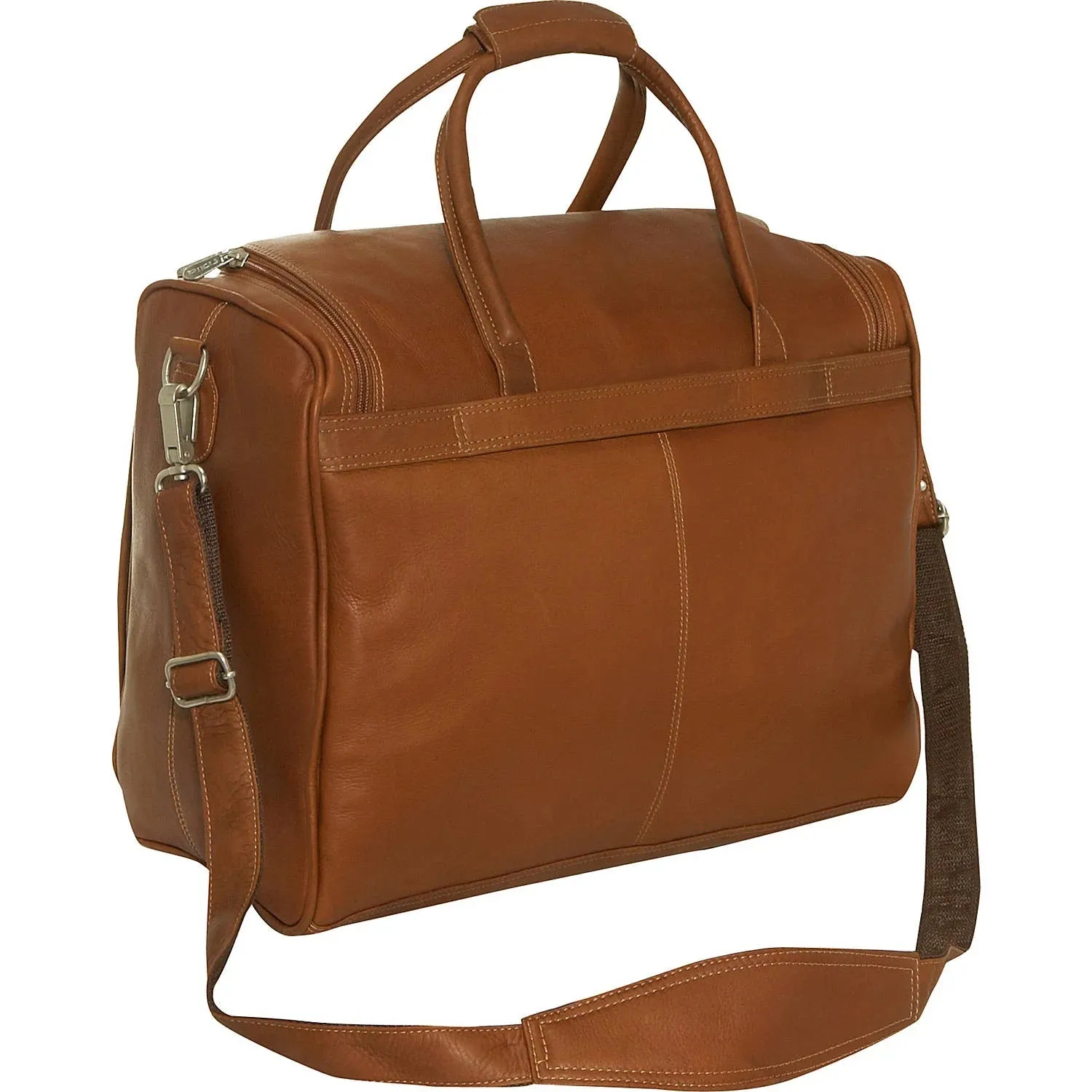 Piel Leather Computer Briefcase Carry All Bag