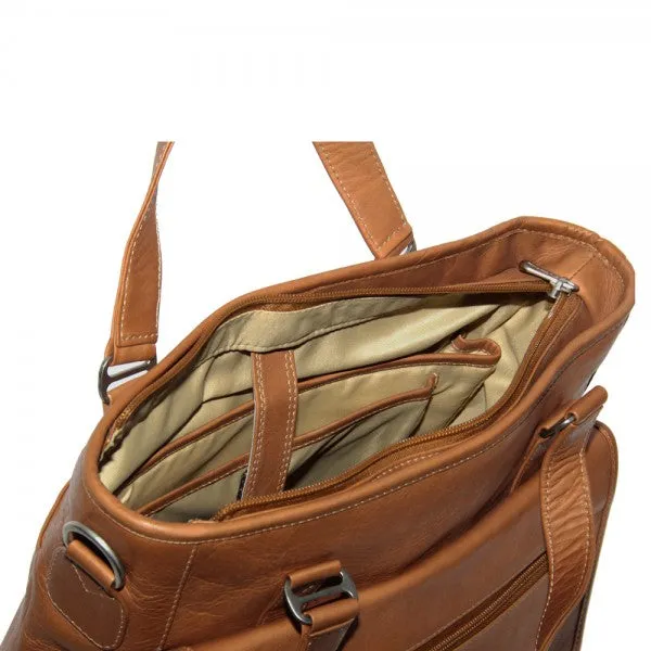 Piel Leather Laptop/Tablet Carry all Tote Bag