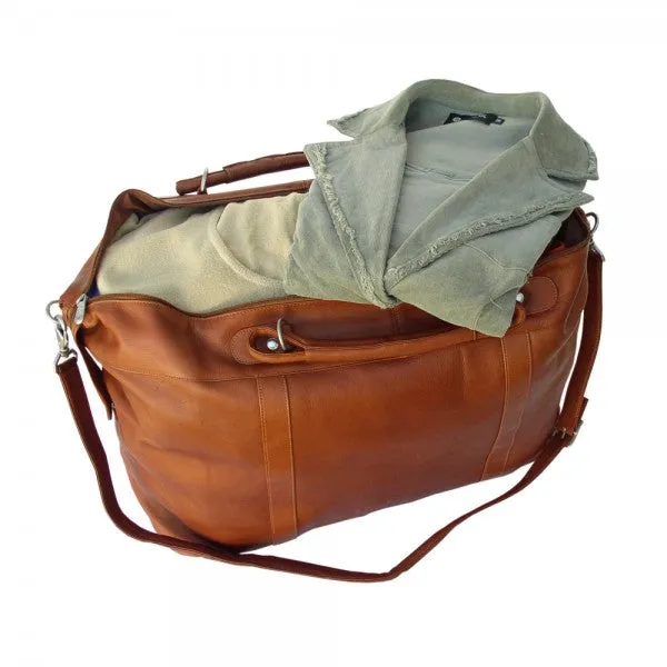 Piel Leather Large Carry On Duffle Bag