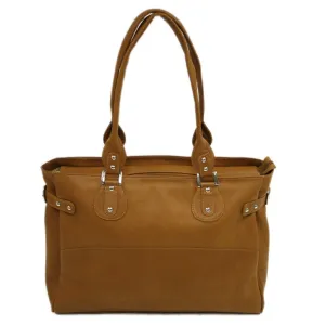Piel Leather Large Ladies Side Strap Tote