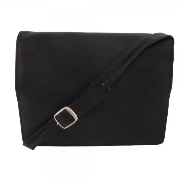 Piel Leather Small Handbag with Organizer