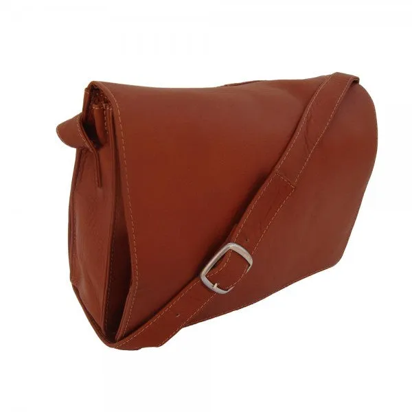 Piel Leather Small Handbag with Organizer
