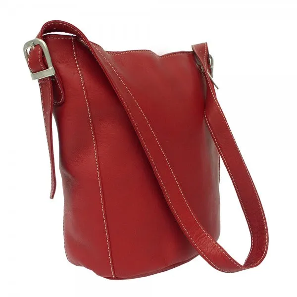 Piel Leather Women's Bucket Bag