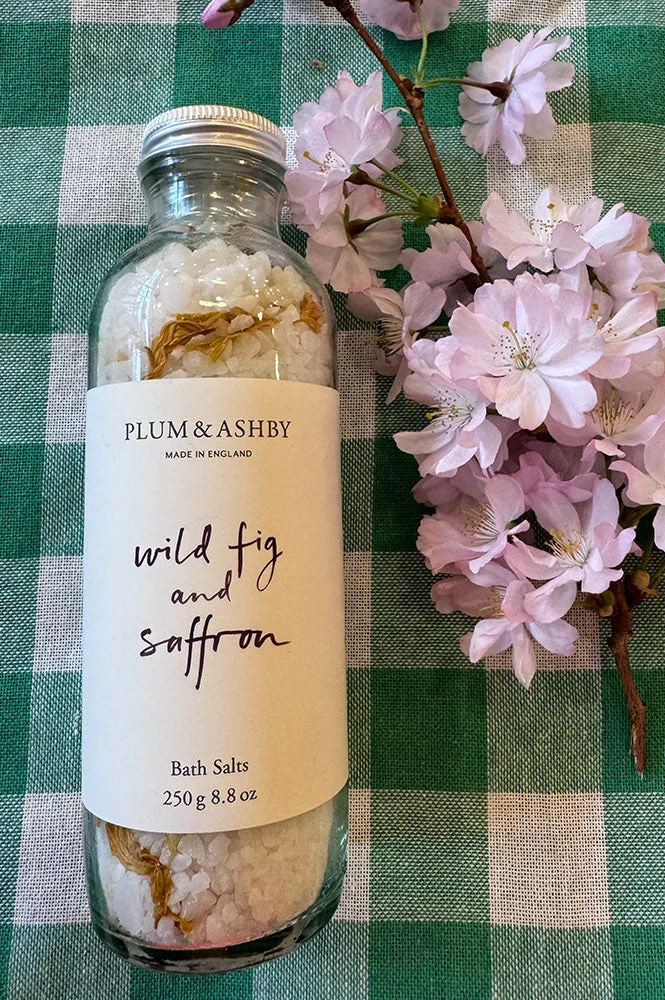Plum & Ashby Wild Fig & Saffron Bath Salts