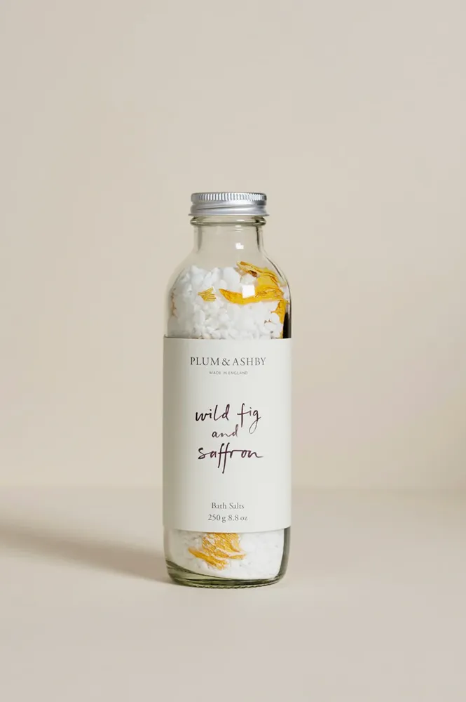 Plum & Ashby Wild Fig & Saffron Bath Salts