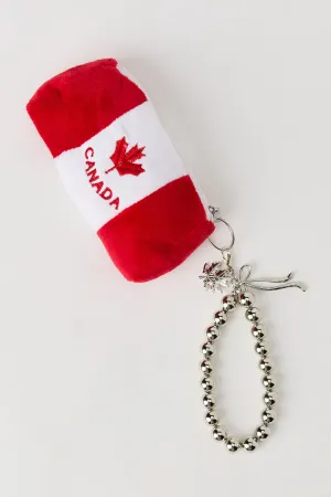 Porte-monnaie en peluche Canada Day