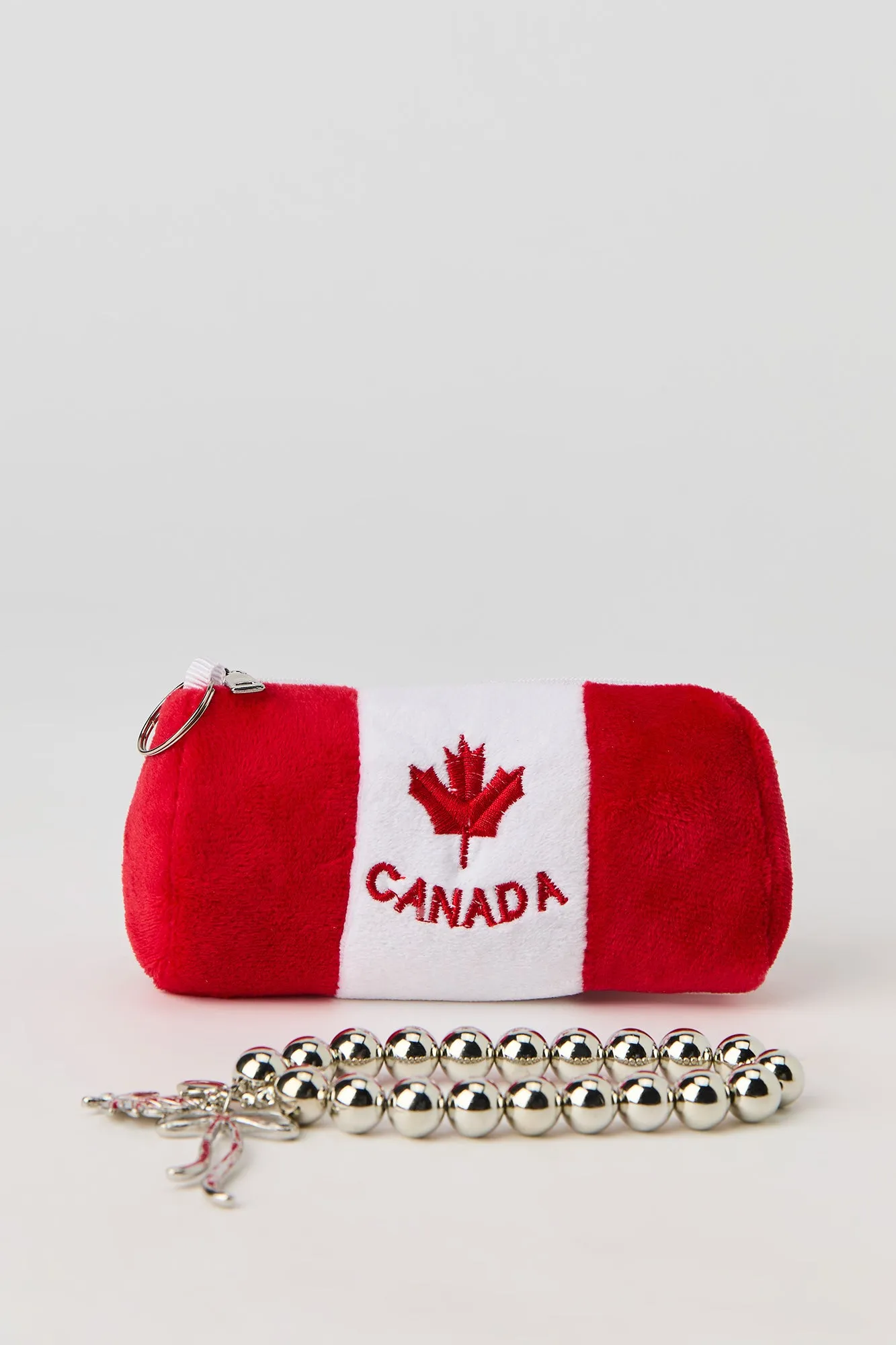 Porte-monnaie en peluche Canada Day