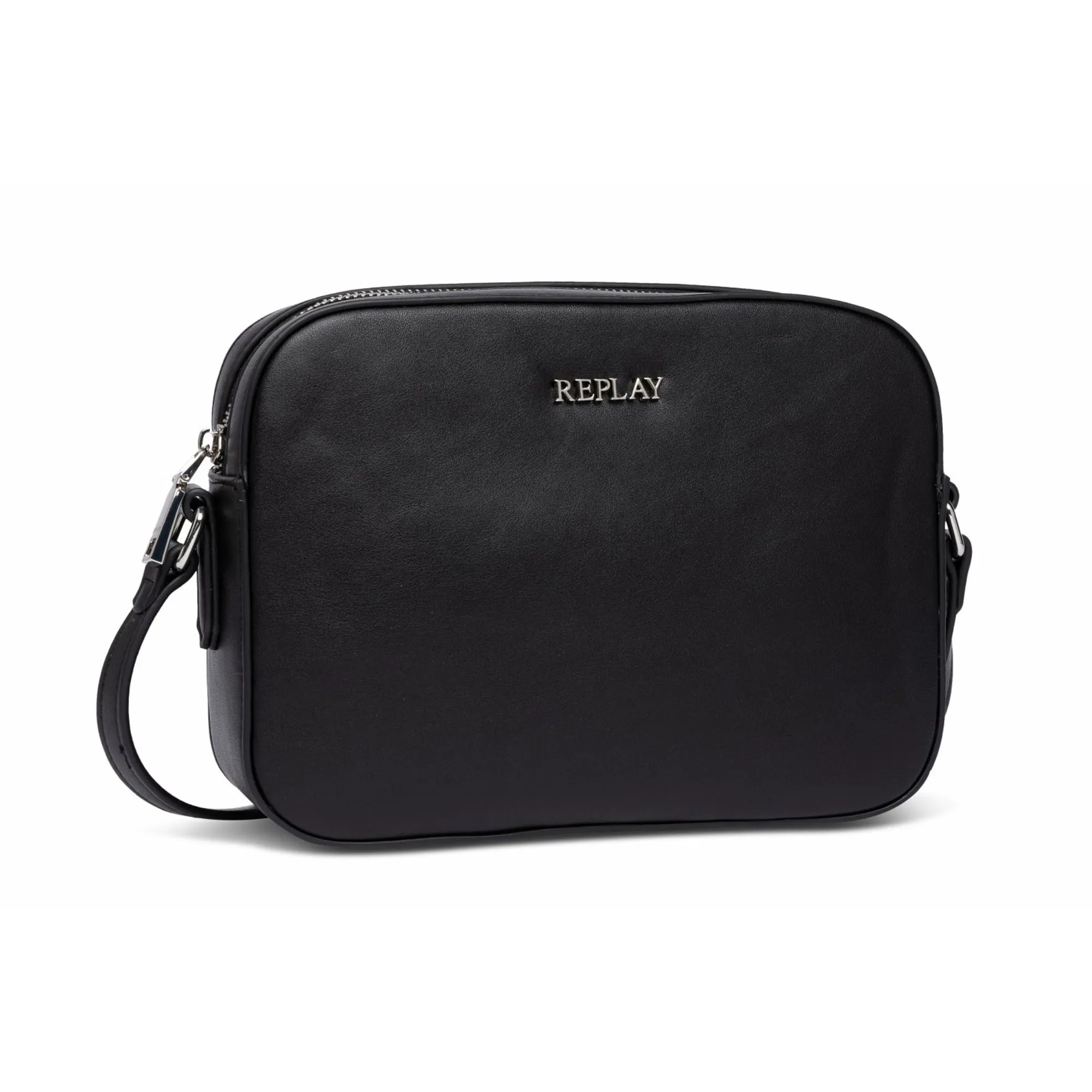 Replay Women's Solid-Color Camera Bag With Logo