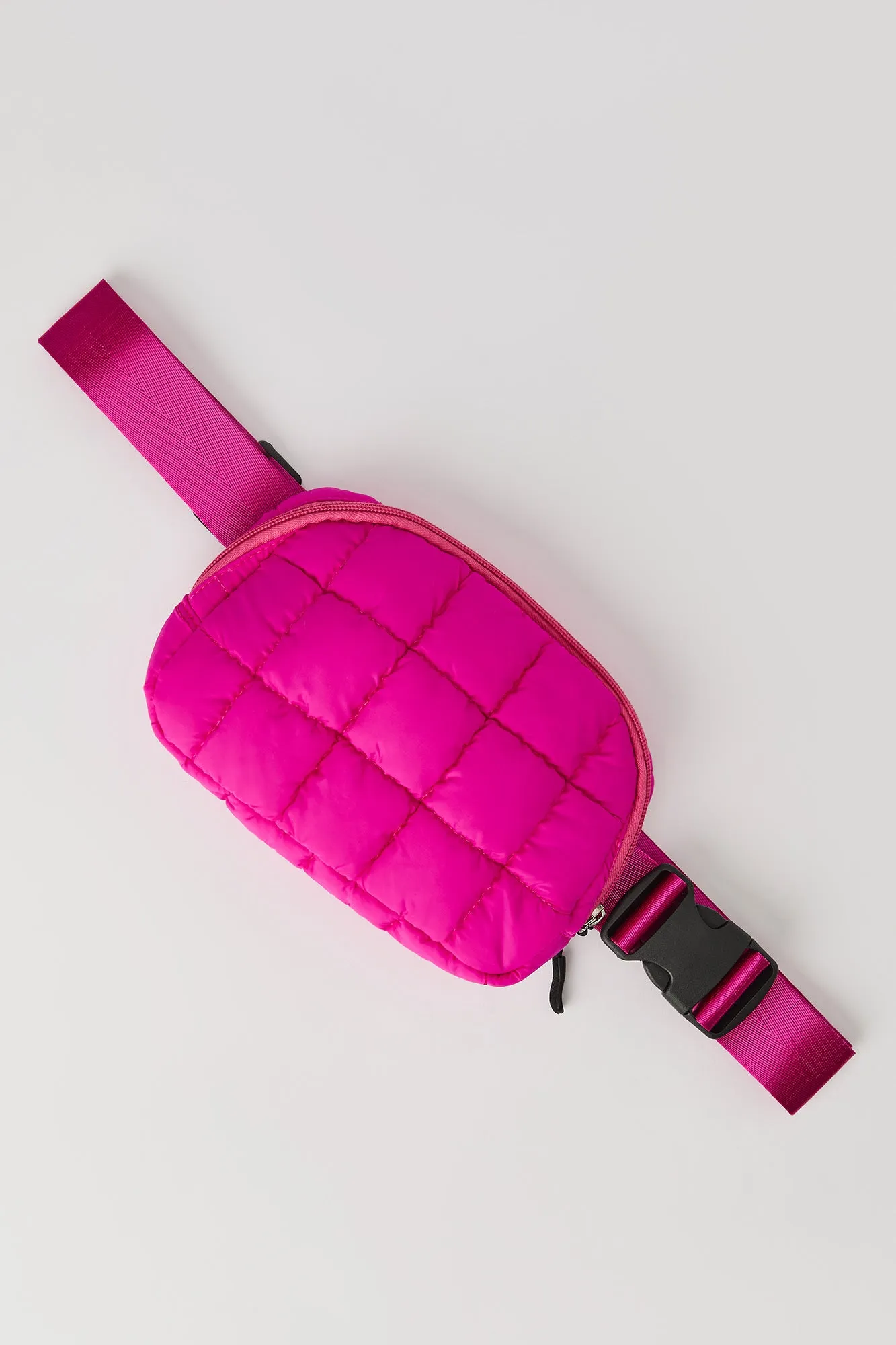 Sac banane matelassé en nylon pour fille