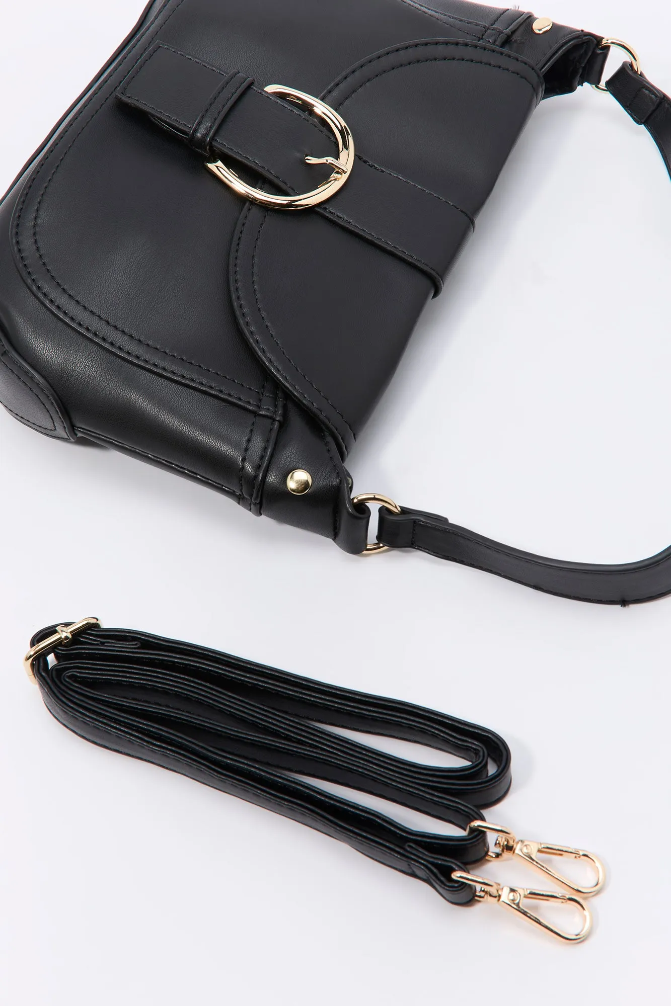Sac à main en similicuir avec boucle